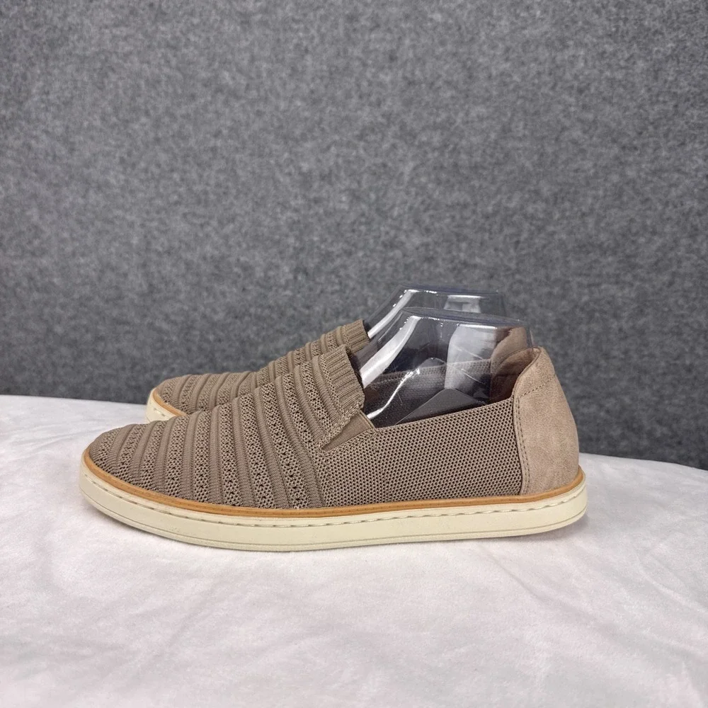 Soul Naturalizer Kemper Slip On Sneakers 10W Taupe Brown Knit Comfort Loafers